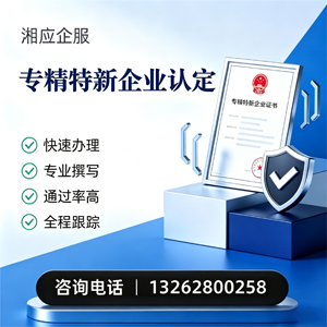 江西专精特新企业申报服务