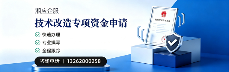 江西技术改造专项资金申报服务