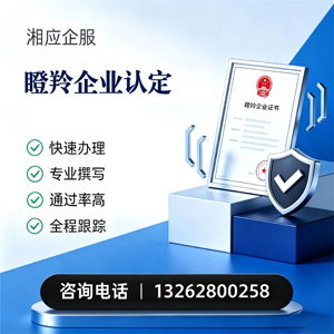 江西瞪羚企业认定申报服务