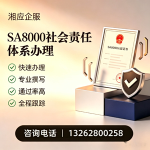 江西SA8000社会责任体系认证服务