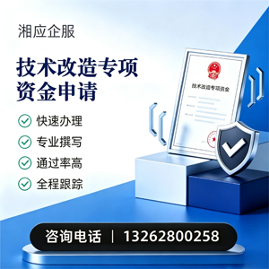 江西技术改造专项资金申报服务